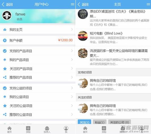 VK维客众筹网整站源码+手机端众筹网站系统源码下载插图(1)